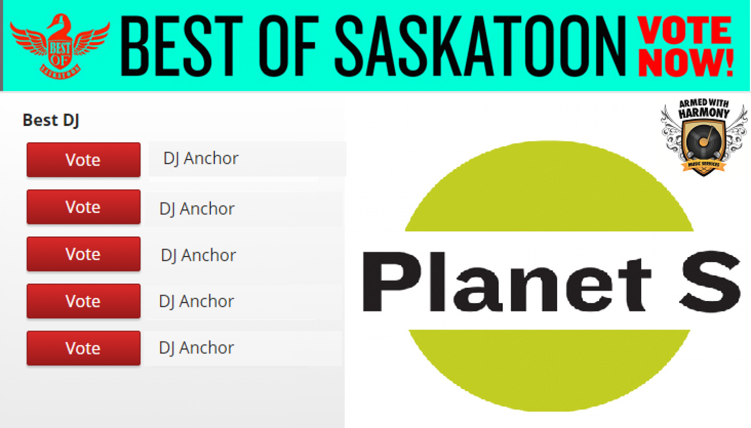 Dj Anchor Nominated As Best Dj In Saskatoon - Image 1