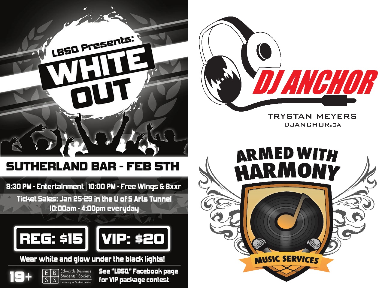 LB5Q Presents White Out Party - Edwards Business Students' Society - Image 1