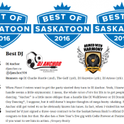 Dj Anchor Voted As Best Saskatoon DJ By Planet S Magazine